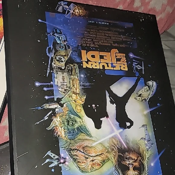 Star Wars Wall Art Set - Black, Blue, White